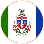 Le drapeau officiel du Yukon (Canada)
