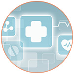 Illustration logos environnement médical