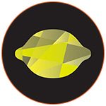 Image vectorielle d'un citron jaune
