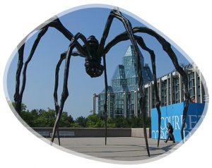 Statue araignée à Ottawa au Canada