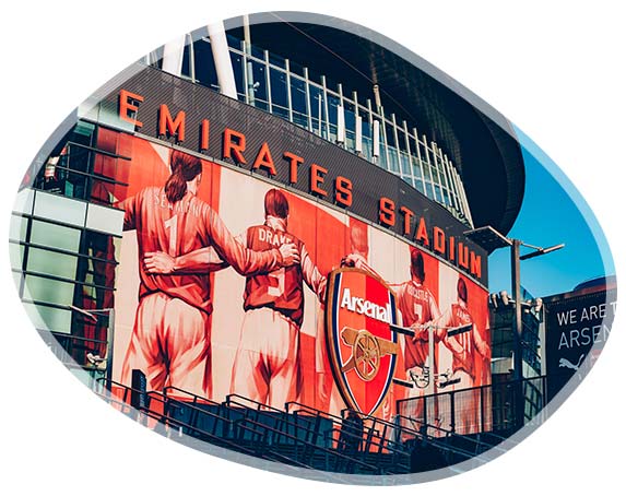 Emirates stadium à Londres