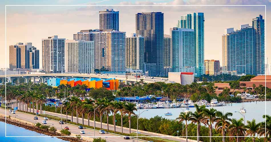 City of Miami in Florida (USA)