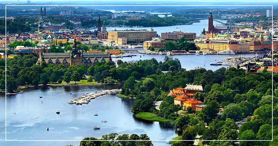 Ville de Stockholm en Suède