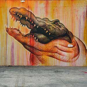 Alligator Street Art