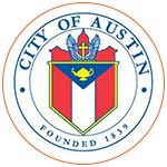 flag city of austin texas usa