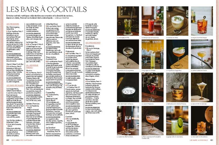 Les bars à cocktails