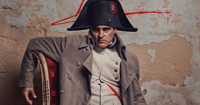 Affiche du film Napoleon, réalisé et produit par Ridley Scott et écrit par David Scarpa