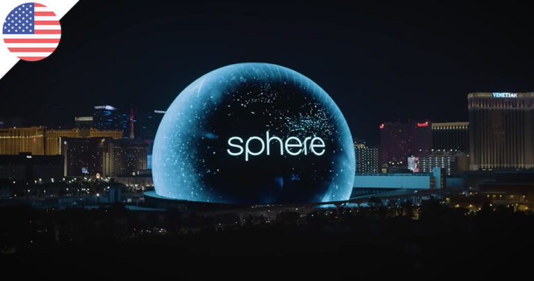 The MSG Sphere à Las Vegas