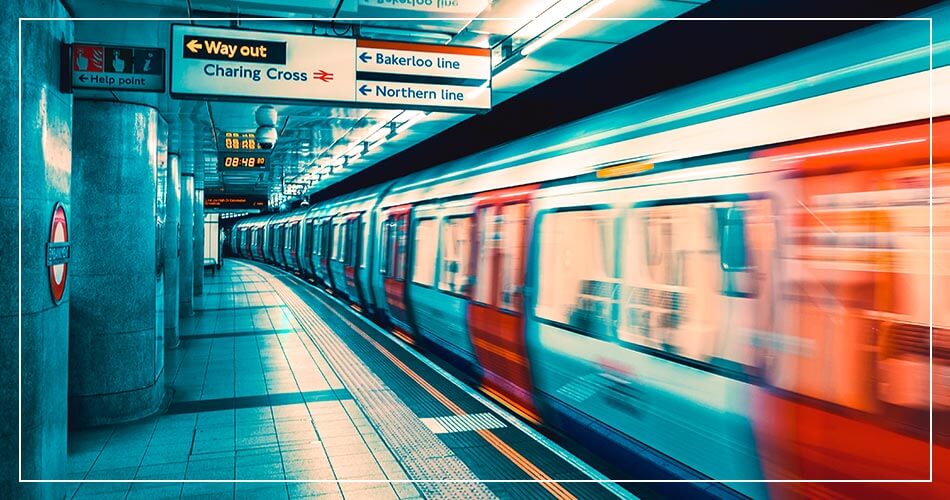 Station de métro Charing Cross à Londres (UK)