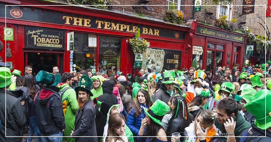 The Temple bar à Dublin en Irlande