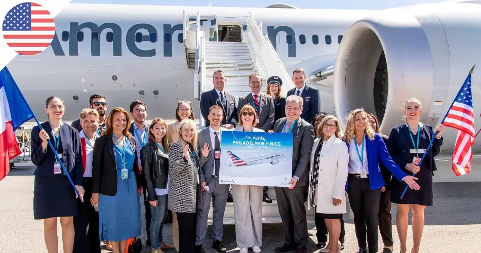 American Airlines inaugure une porte d’entrée vers la Côte d’Azur